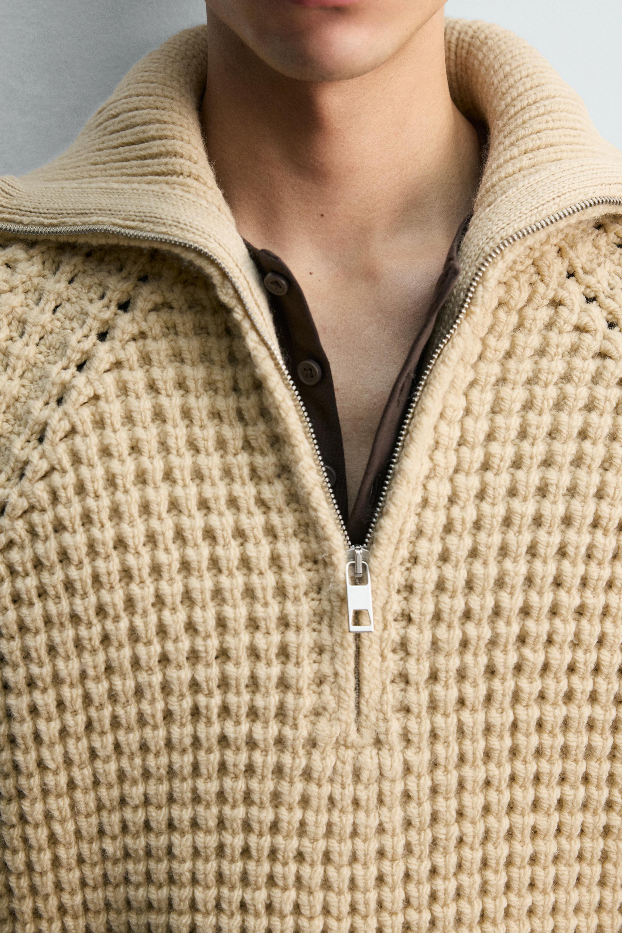 LIMITED EDITION WAFFLE KNIT SWEATER